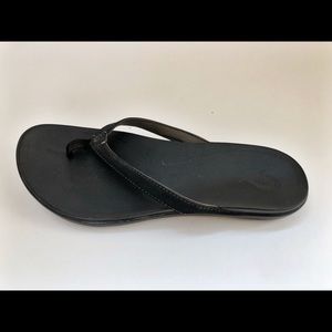 Women’s Olukai Black Flip Flops